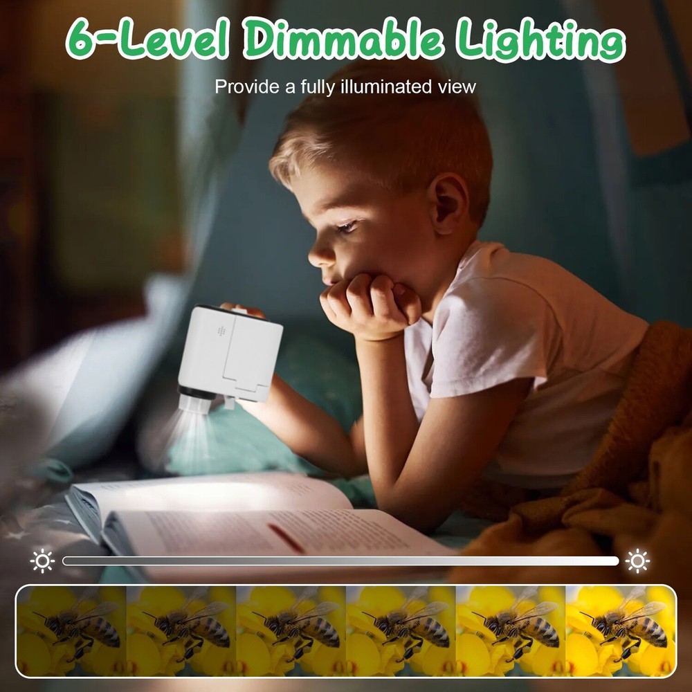 Kid Microscope Telescope Camera USB Mini Microscope w/32G MMC Card Microscope US