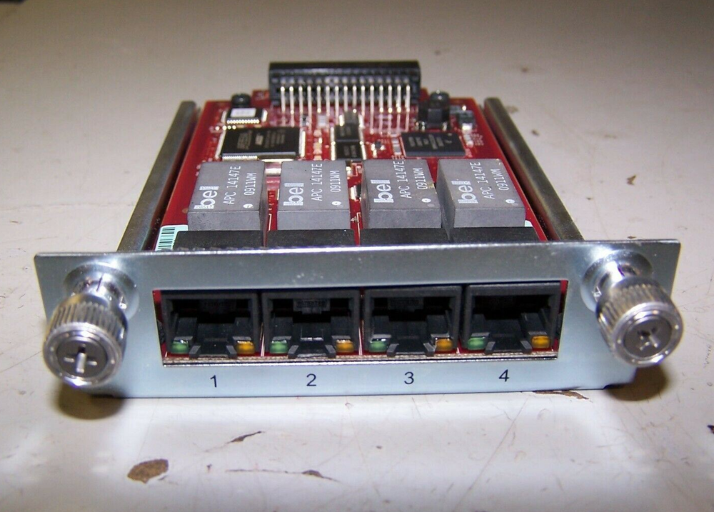 NEW POLYCOM QUAD 4 PORT BRI NETWORK INTERFACE 2201-23284-002