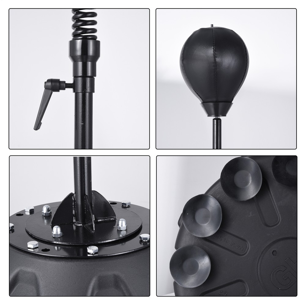 Punching Bag Freestanding Reflex Speed Boxing Bag Training Height Adjustable