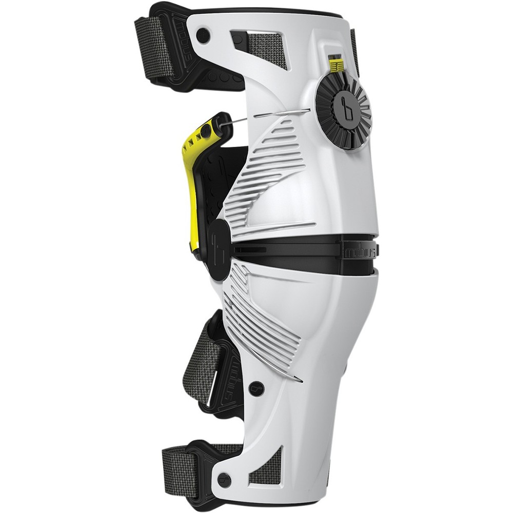 Mobius X8 Knee Braces White/Acid Yellow