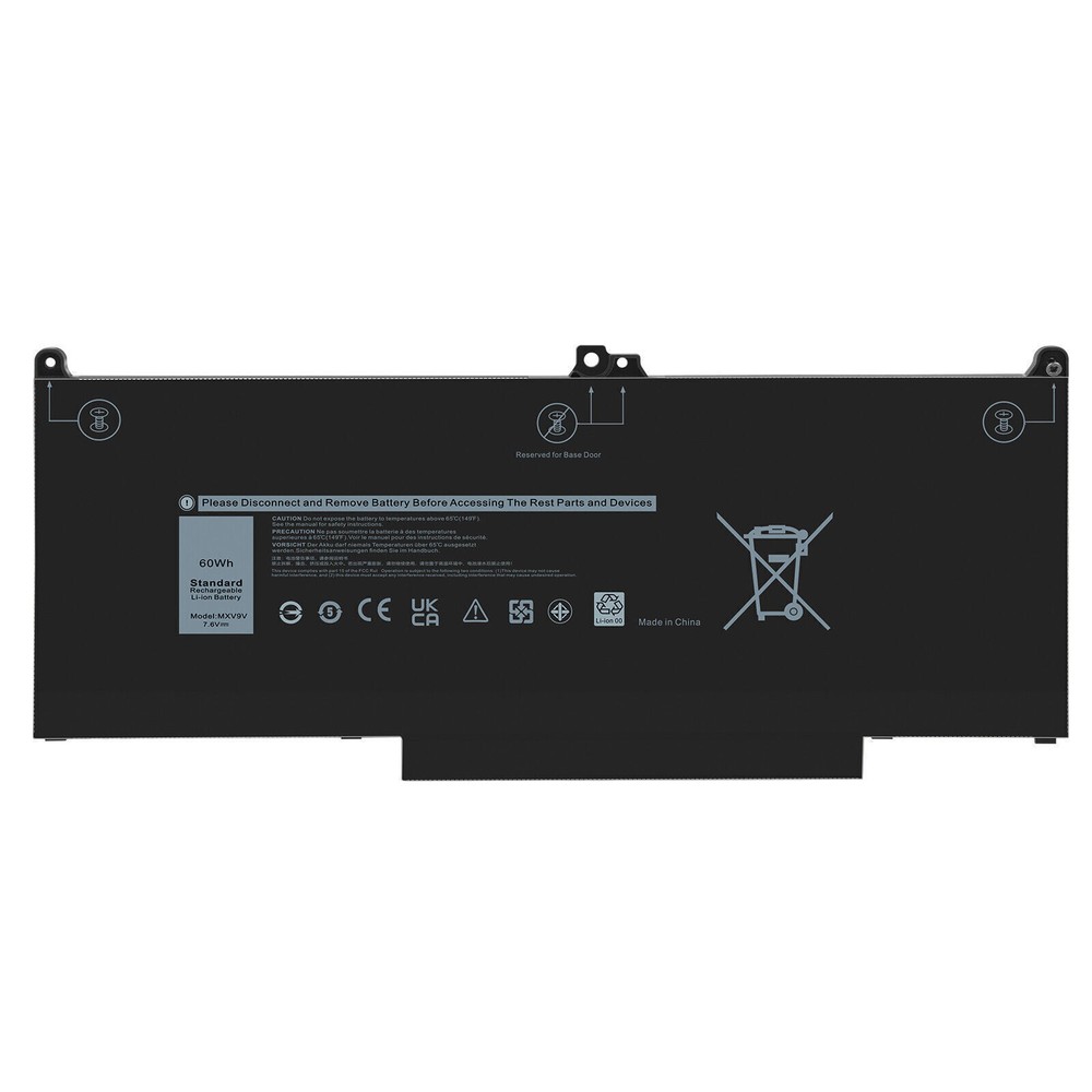 MXV9V Battery For Dell Latitude 5300 5310 2-in-1 E5300 E5310 E7300 E7400 60Wh US