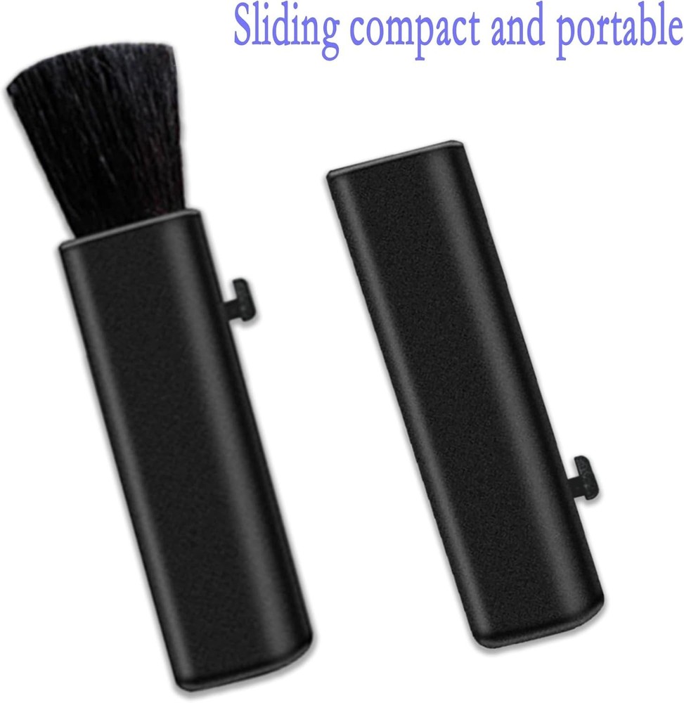 2-Pack Retractable Laptop Keyboard Cleaning Brushes - Portable & Effective