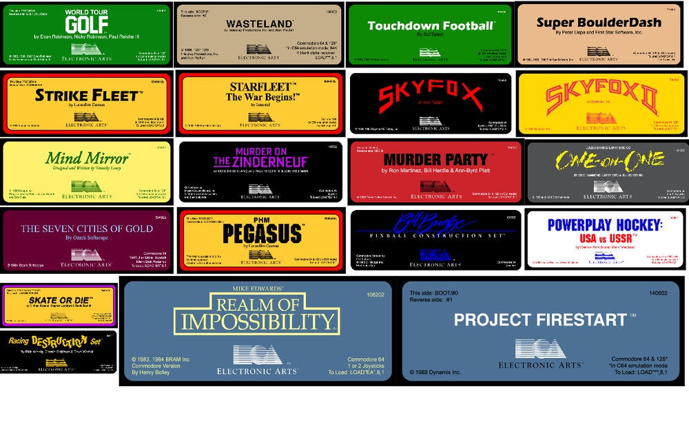 Commodore 64 Games on Floppy Disks / Read Description