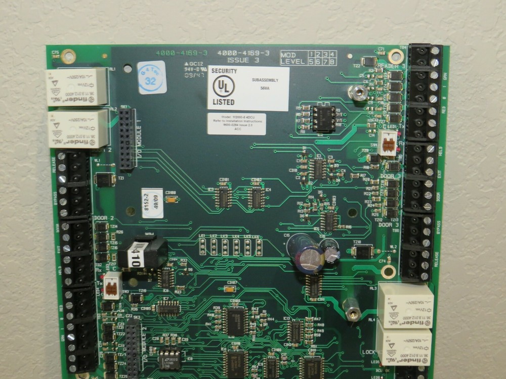 AMAG TECHNOLOGY M2000-8 4DCU READER 4000-4169 ISSUES 1-4 QUANTITY AVAILABLE