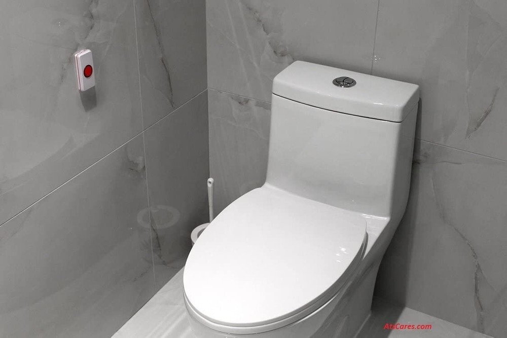 2 Button Elderly Caregiver Panic Putton - Alert System 600' Range - Waterproof