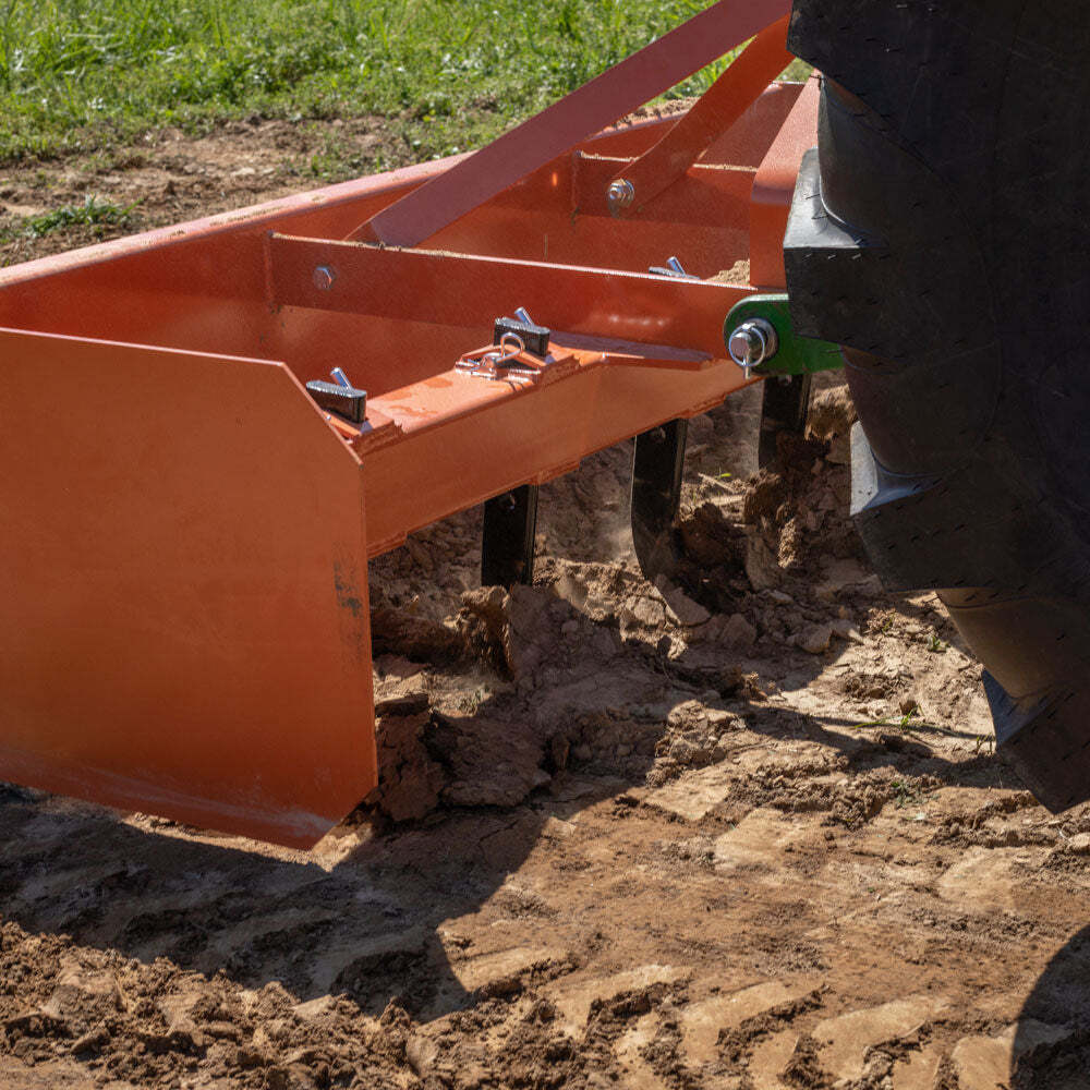 Titan Attachments 3 Point 5FT Rear Box Blade Scraper Grader, Cat 0 and 1