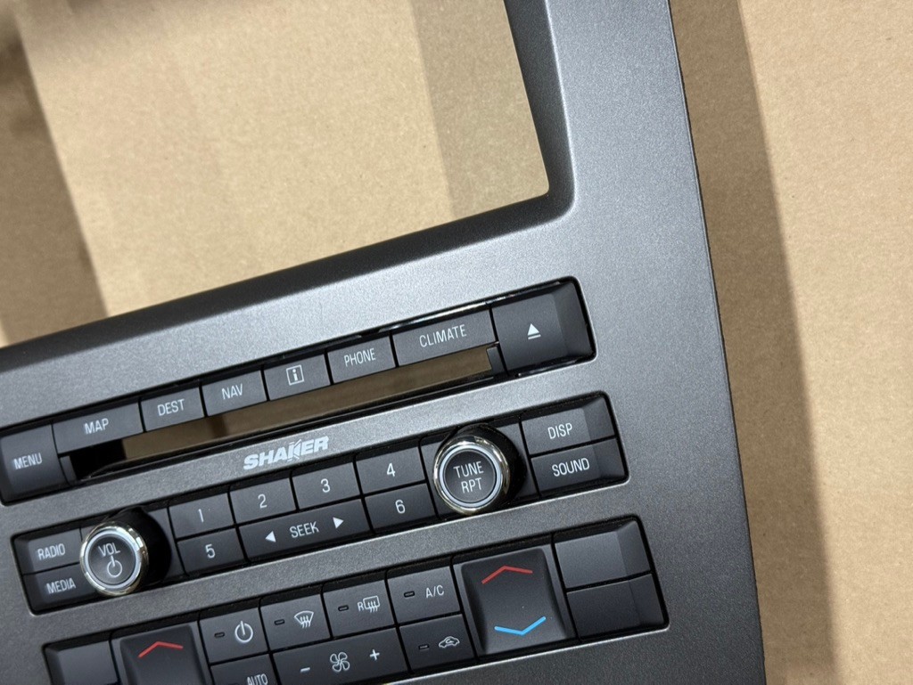 2013-2014 Ford Mustang GT500 Touch Screen Face Plate Radio Trim Piece 2011-2014