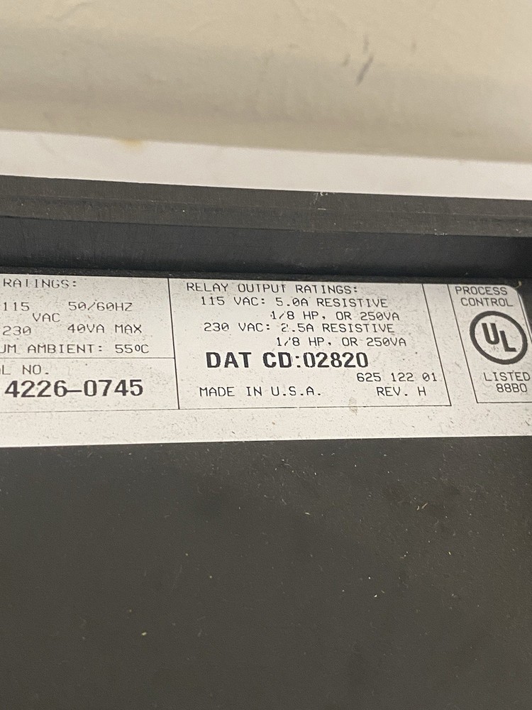 Partlow MRC 7000 Series Chart Recorder