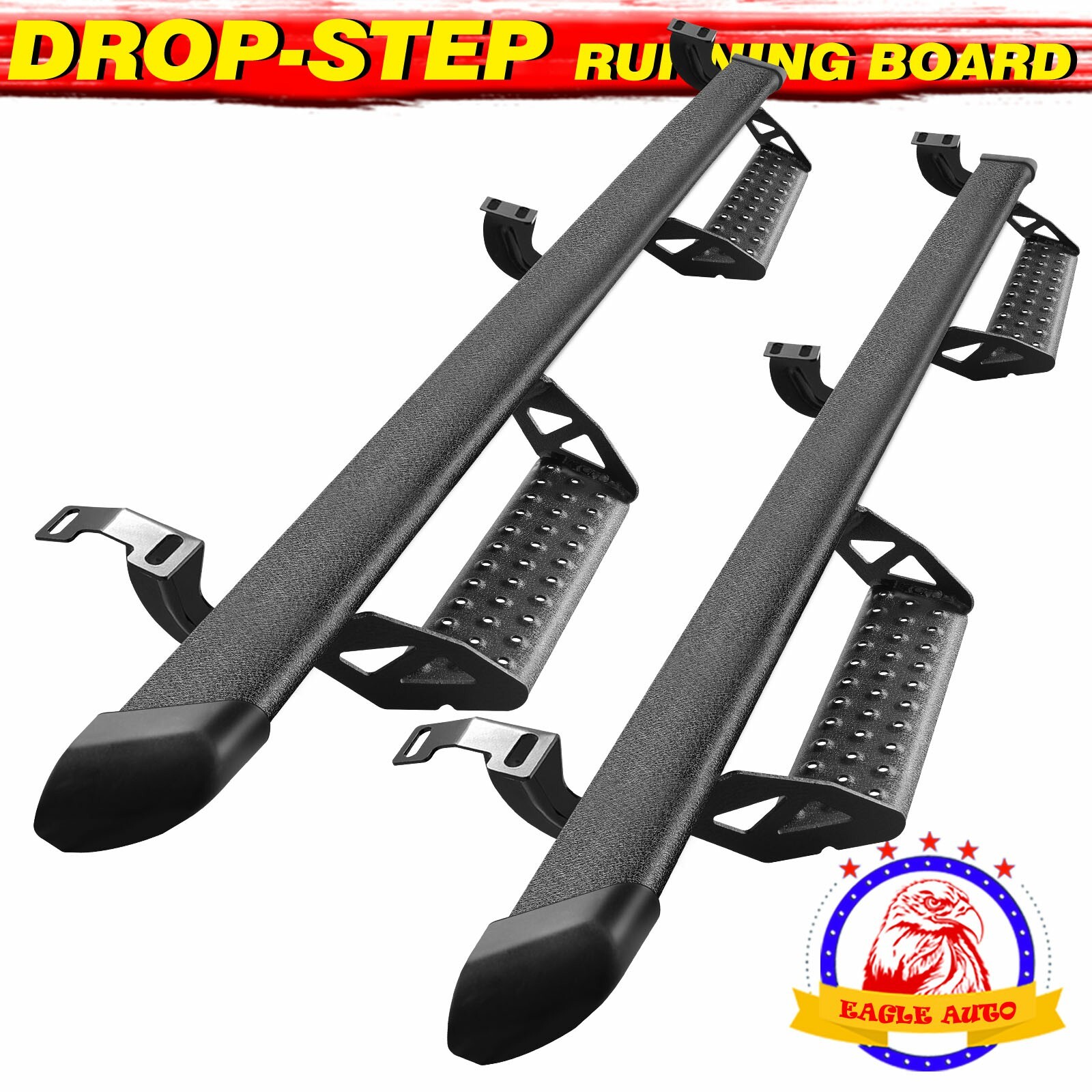 Fit 2005-2023 Toyota Tacoma Double Cab 3" Running Board Side Step Hoop bar BCTA