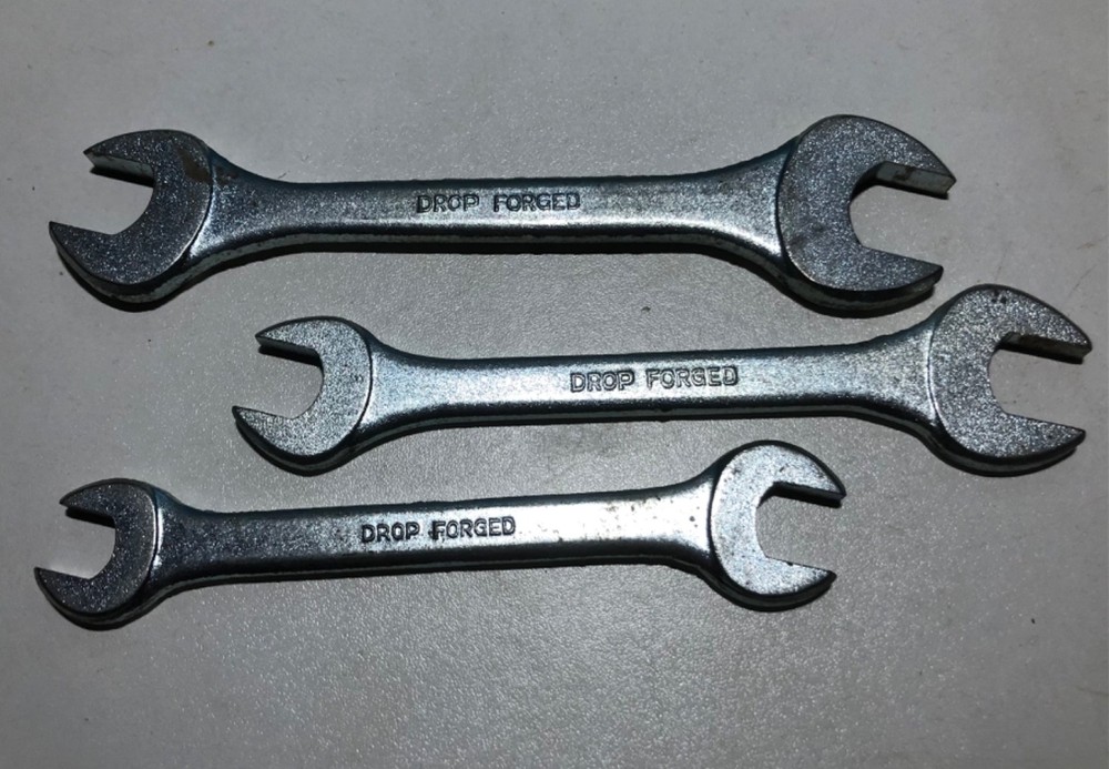 Vintage Mito Open Ended Spanners x 3