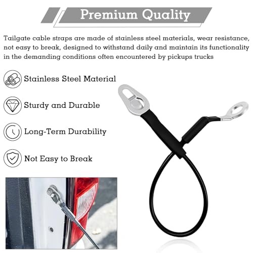 Tailgate Cable Strap, Tailgate Replacement Parts, Rear Tailgate Cables 88980510