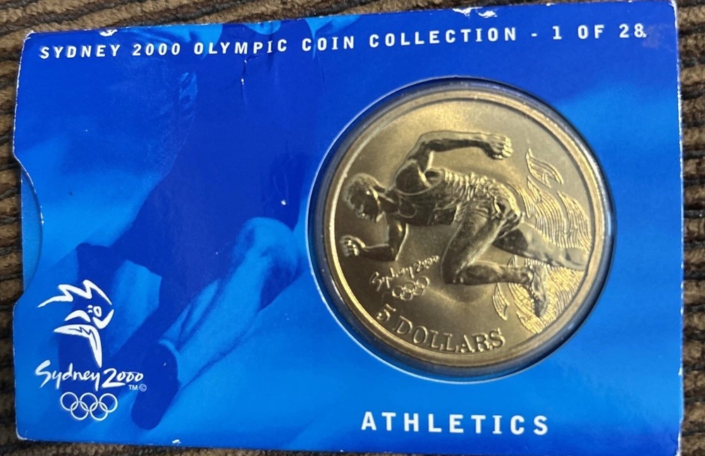 Sydney 2000 Olympic Running Coin. Minted Perth Mint And Royal Mint Jointly