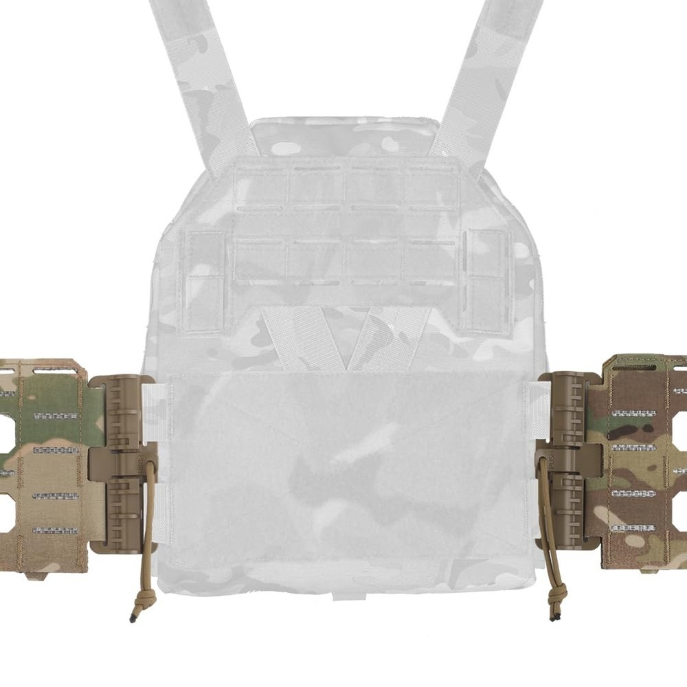 Tactical MOLLE Vest Quick Release Elastic Cummerbund, Lightweight Girdle Side...