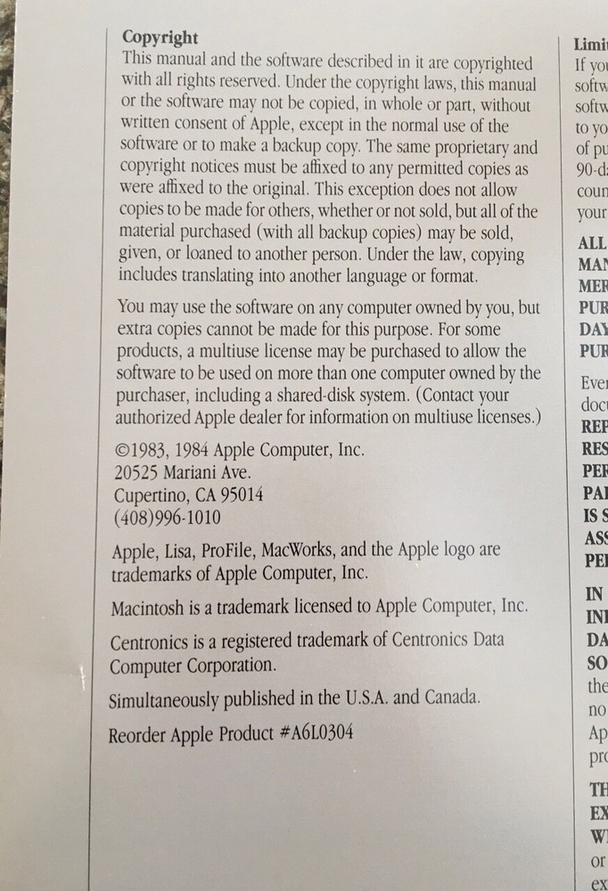 Apple Lisa Software - Some Still Shrink Wrapped