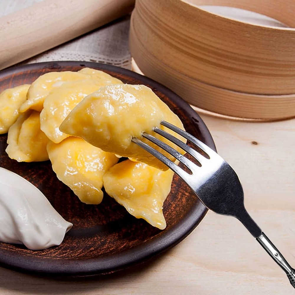 Extendable Fork, 2pcs 8.7 to 25.4in Expandable Fork for Jokes,