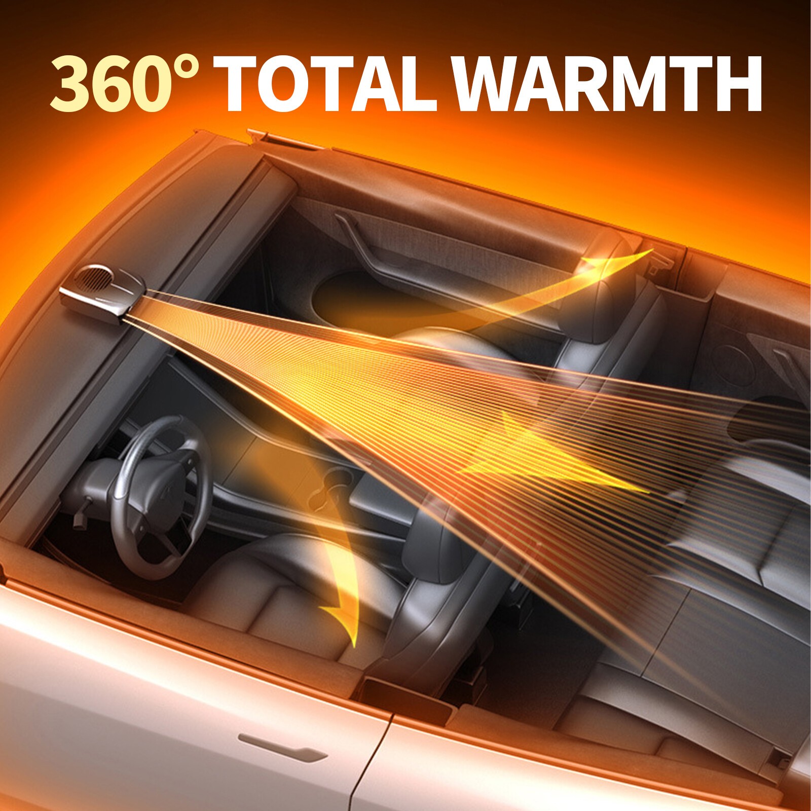 Car Heater Cigarette Lighter Plugs 12v/24v Portable Car Heaters For Vehicle