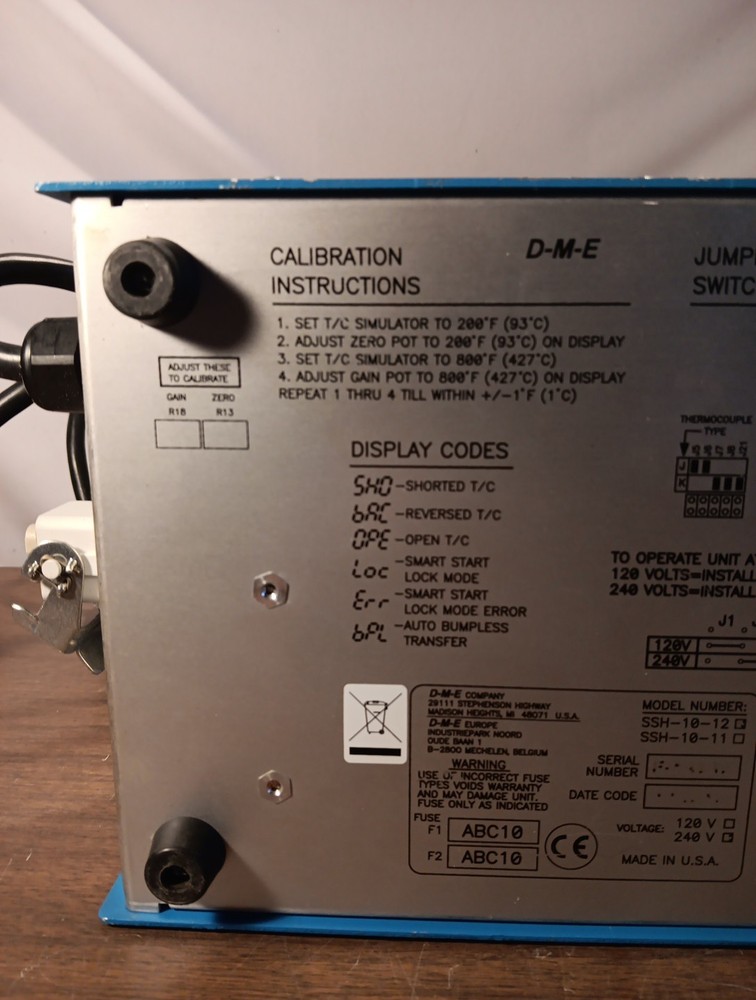 DME Temp Control Module SSH-10-12