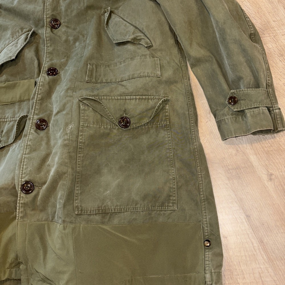 M47 WW2 US military Overcoat, Parka Type with pile liner size medium 1948 Wool