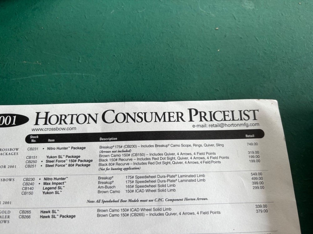 Horton Nitro Hunter Crossbow