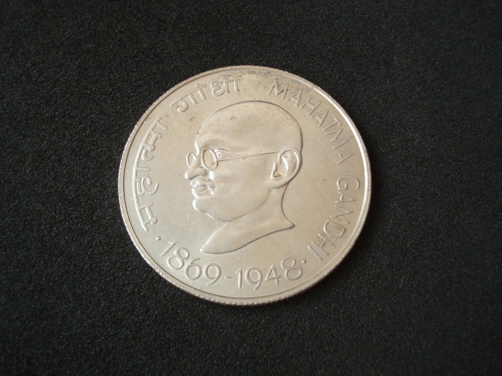 India, 10 Rupees, 1969, silver