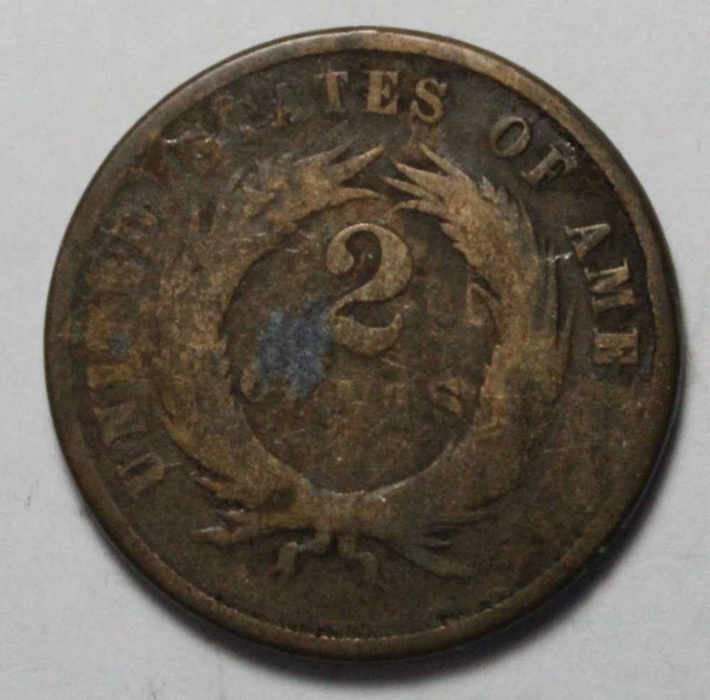 1871 2 Cent LW63