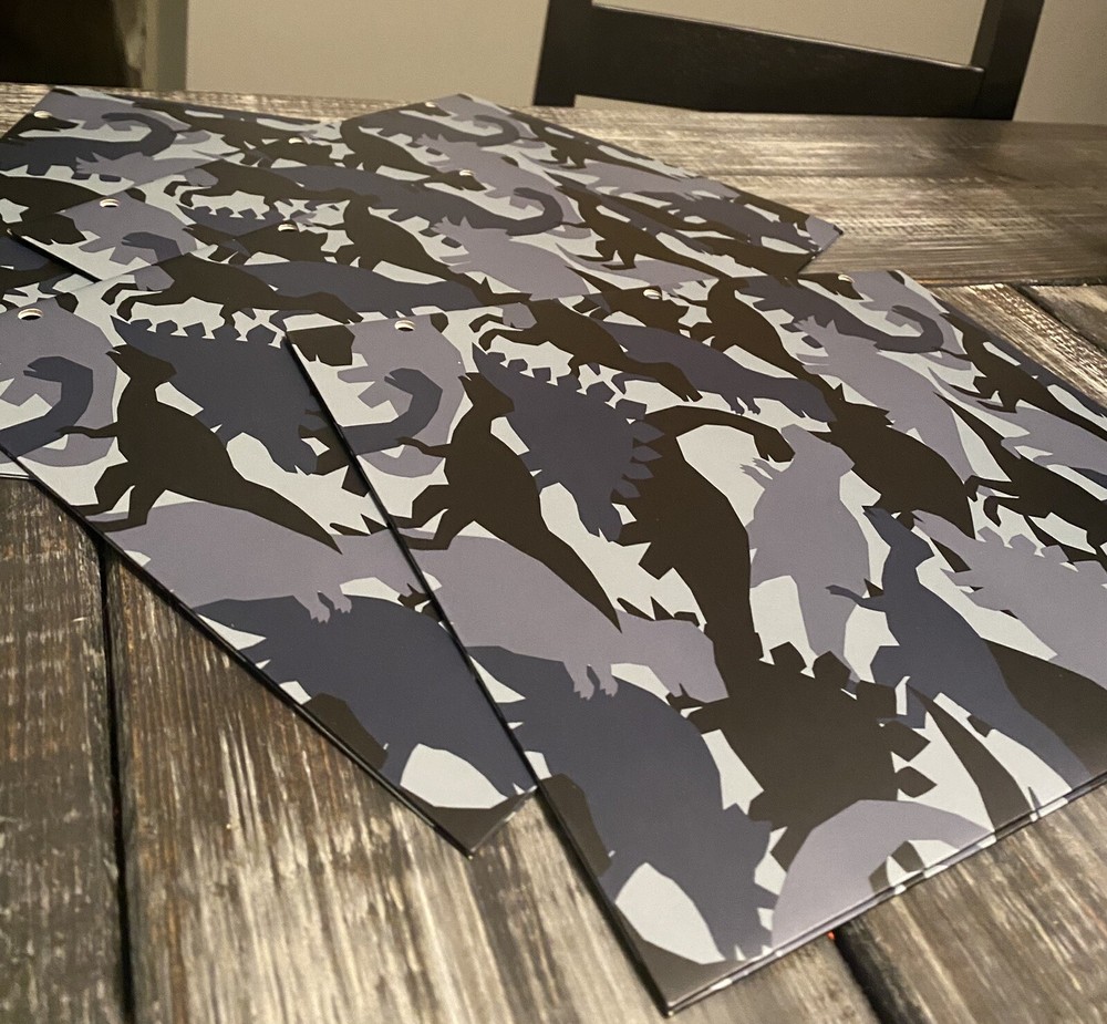 5 Pack Dinosaur 2-Pocket Notebook Folders NWT