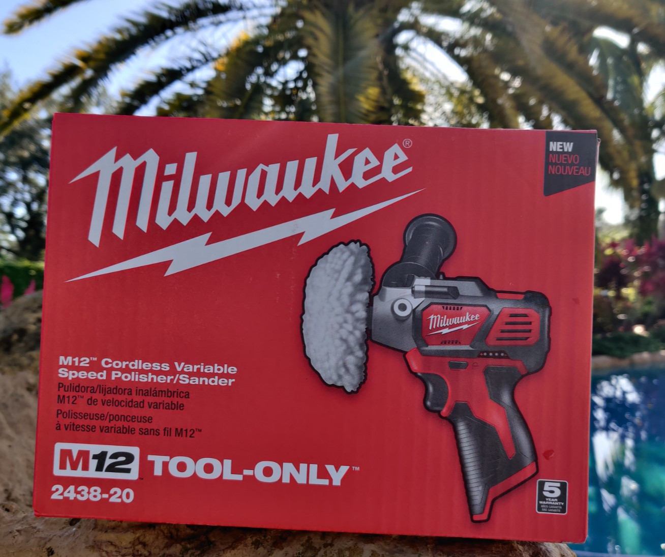 Milwaukee 2438-20 M12 12V Variable Speed Polisher/Sander Bare Tool SEALED NEW ✅