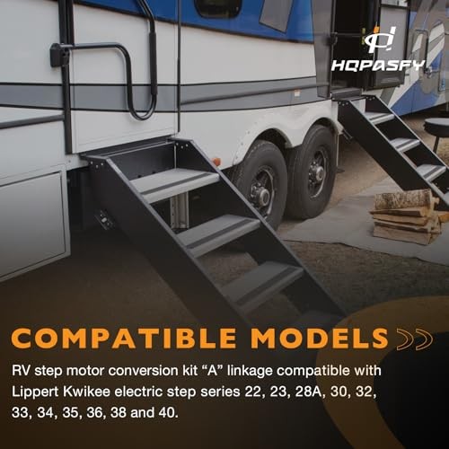 RV Step Motor Conversion Kit Gear Box Linkage+Motor+Electric Step Control Unit