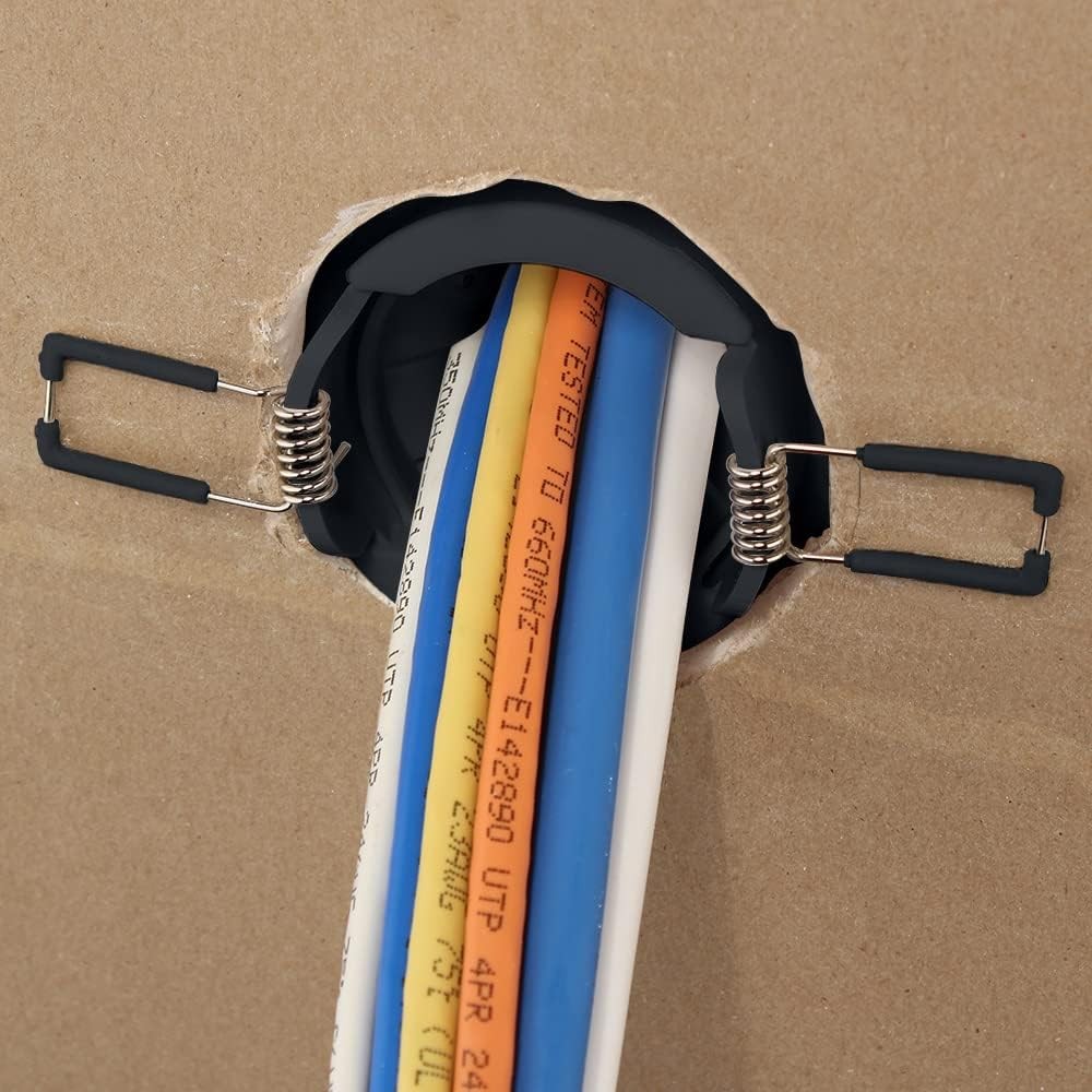 Construct Pro Speedy Spring-Lock Cable Pass Through Port, 2 inch Inner...