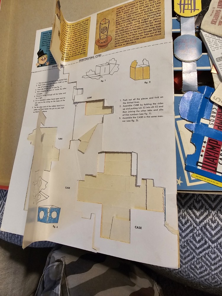 Vintage 1953 Magic Kit Transogram