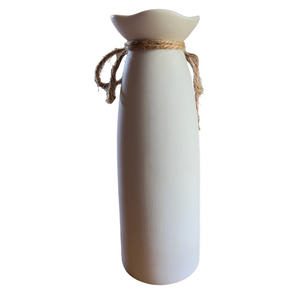Van Gogh Art White Ceramic Flower Vase