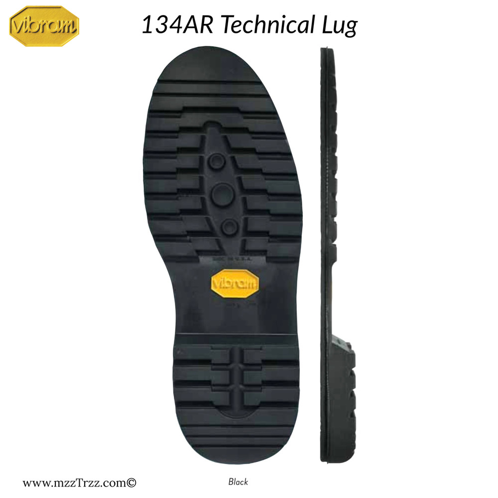 Shoemaking - Vibram - Sole - 134AR Technical Lug - Black