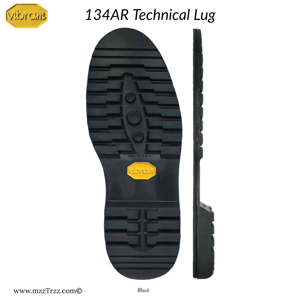 Shoemaking - Vibram - Sole - 134AR Technical Lug - Black