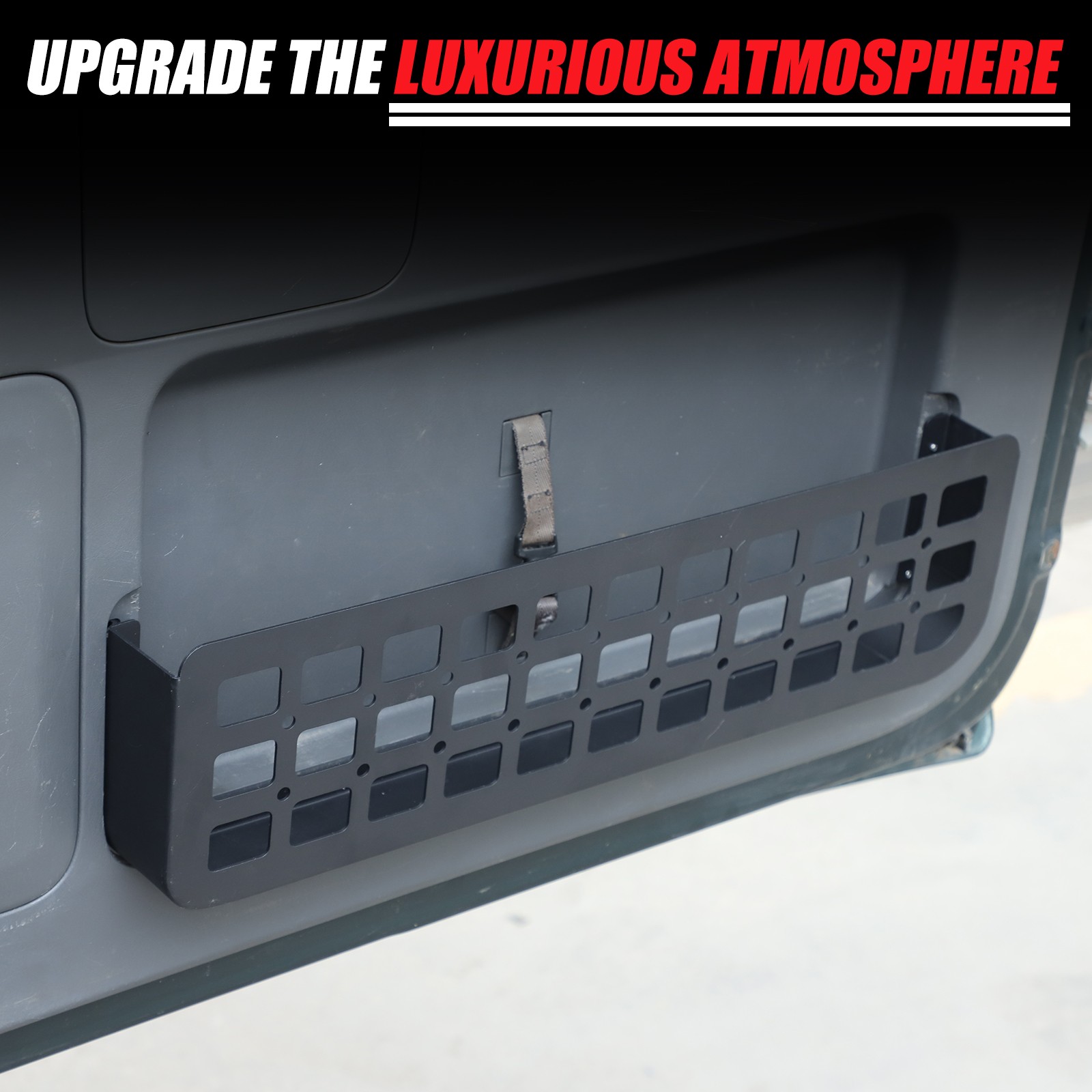 Tailgate Door Organizer Cargo Shelf Molle Panel For 2003-2009 Lexus Gx470