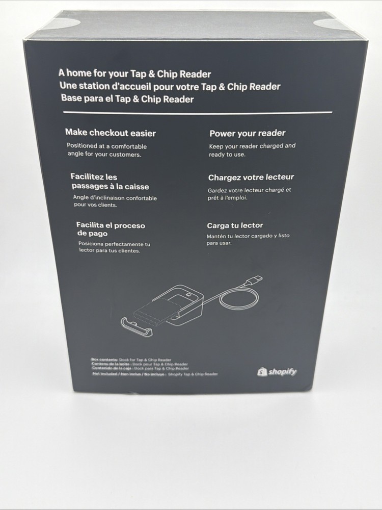 Shopify Dock for Tap And Chip Reader NEW Sealed