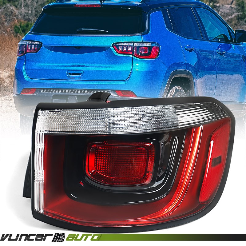 Outer Full Halogen Tail Light For Jeep Compass 2017-2020 Brake Lamp Passenger