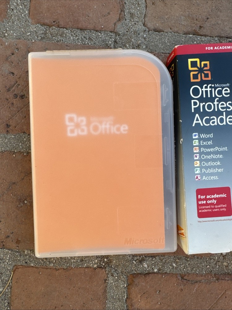 Microsoft Office Professional Academic 2010 W Product Key Code No Single Scratch