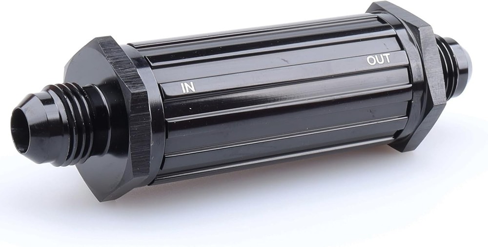 AN6 Aluminum Inline Fuel Filter