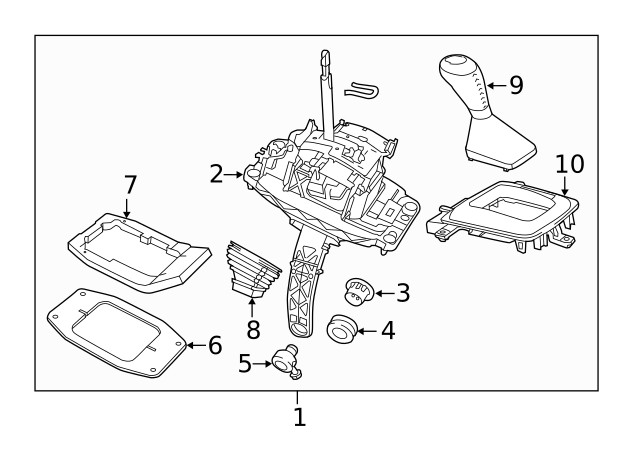 Genuine GM Shift Panel 92292422