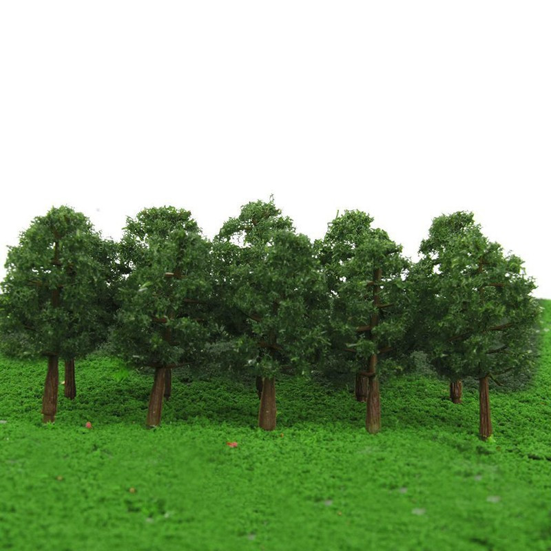 20Pcs 8CM for MINI Model Trees Landscape Decor Train Layout Accessories DIY