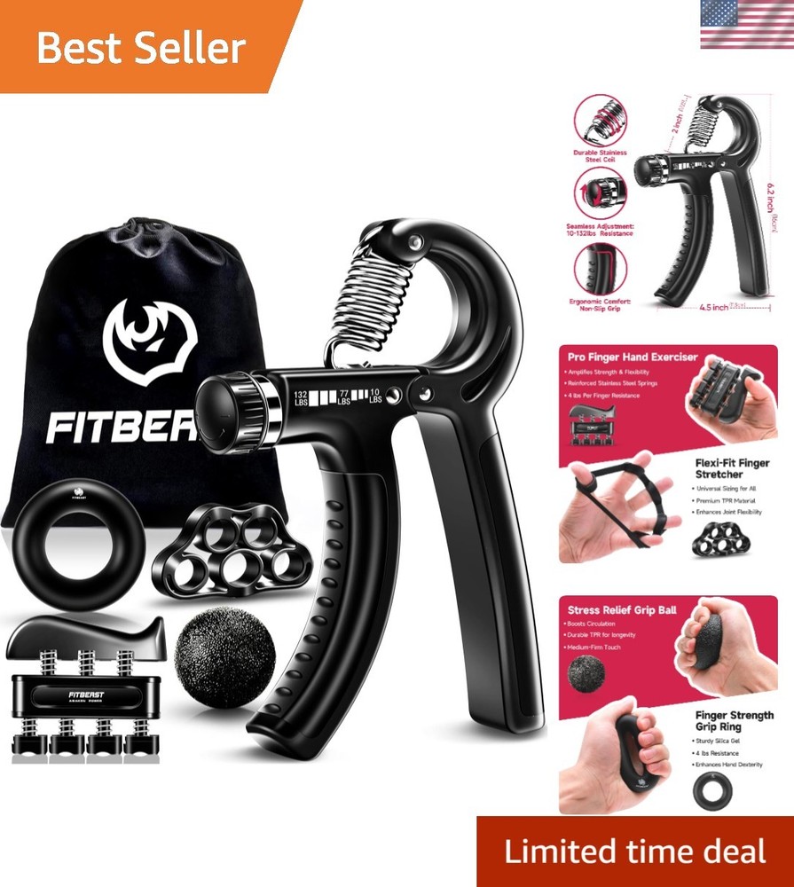 Brand New Hand Grip Kit  Black  Adjustable