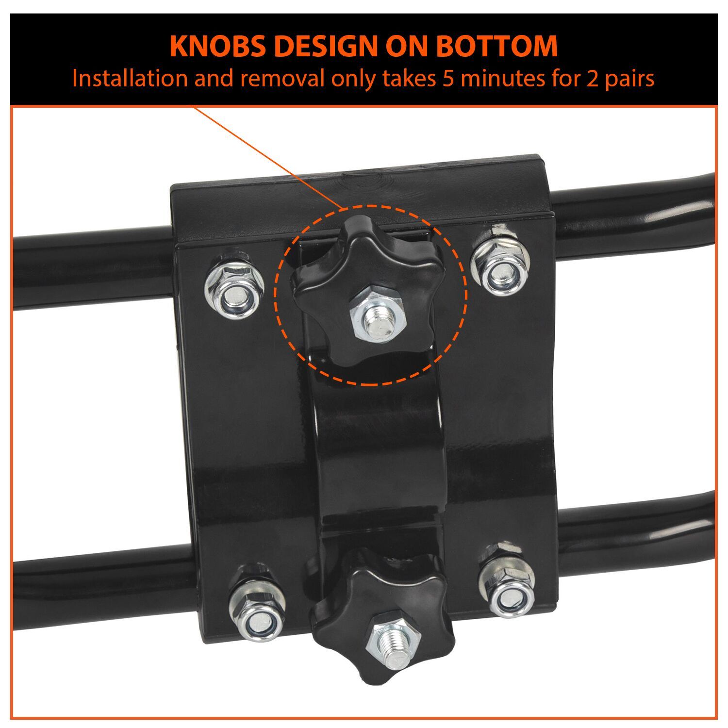 KUAFU Kayak Roof Rack 2 Pairs Soft Roof Carrier For kayak Surf Board Car SUV