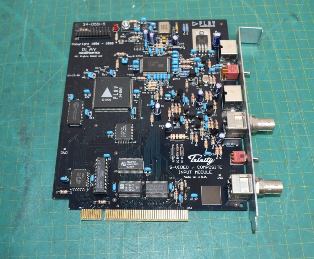 Play Inc. 34-059-5 Trinity S-Video Composite Input Module GlobeCaster Plug-In