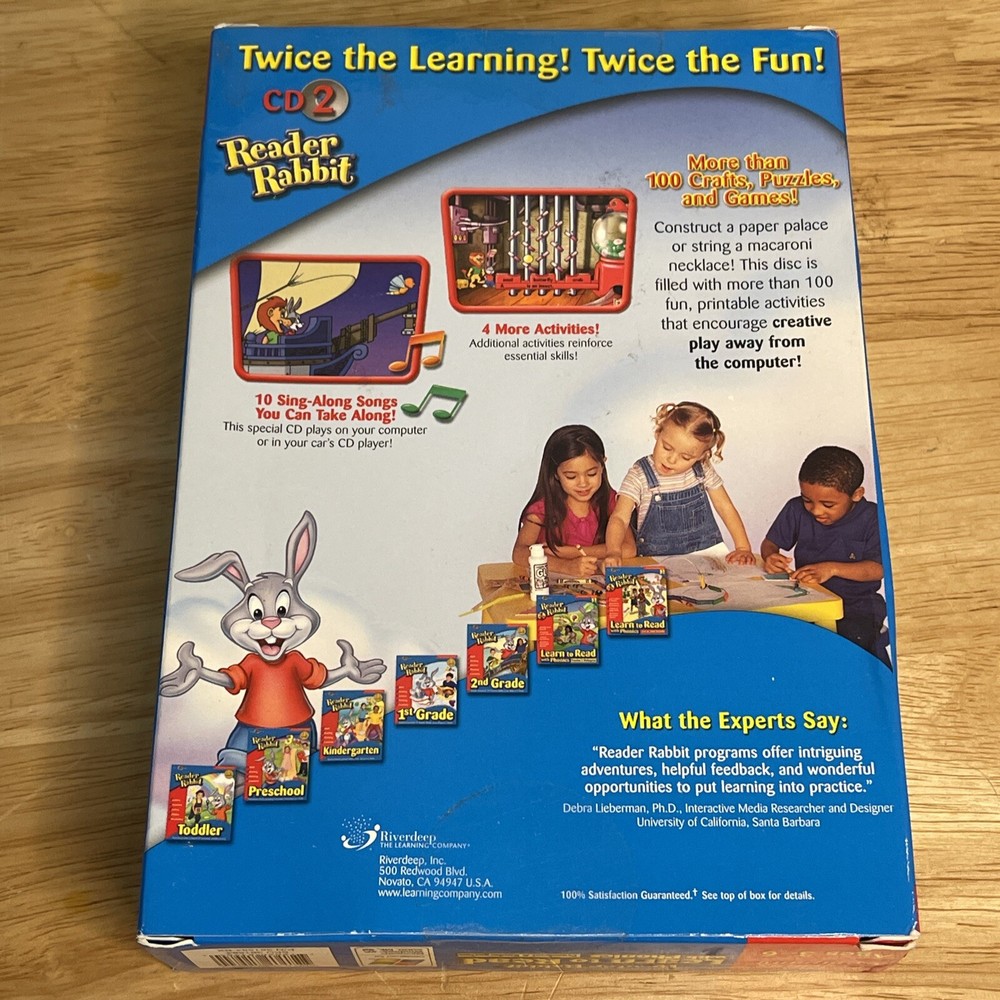 Reader Rabbit Learn To Read With Phonics Preschool & Kindergarten Age 3-6