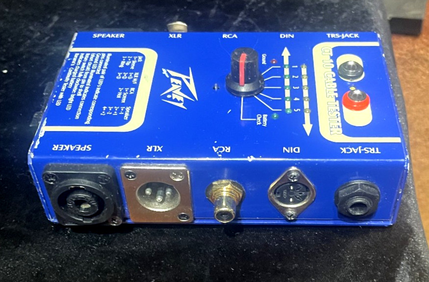 Cable Tester, Peavey CT 10