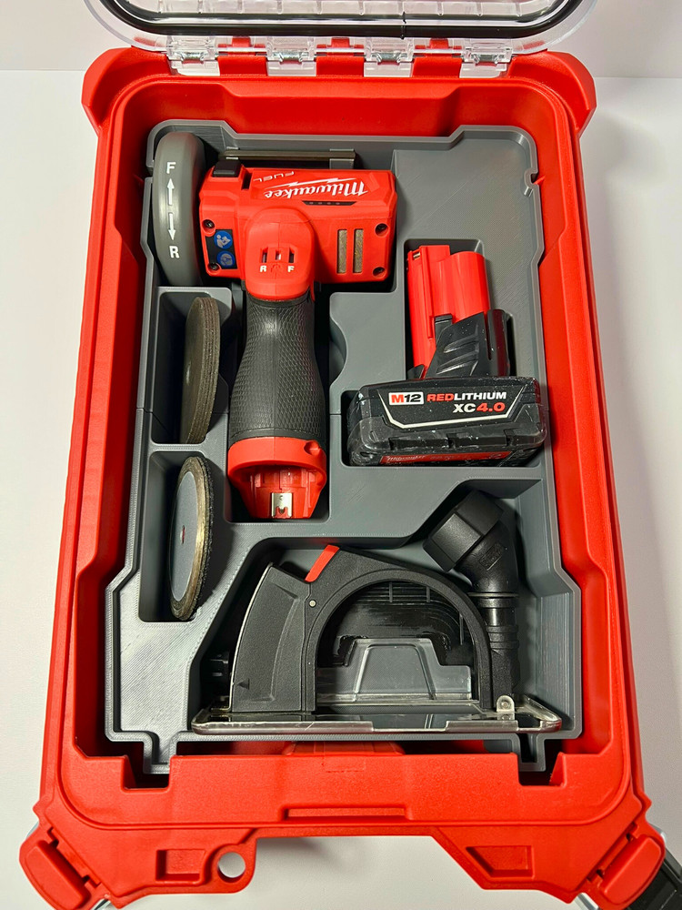 M12  FCOT-0X Cut Off Tool Insert for Milwaukee PACKOUT (Insert Only)