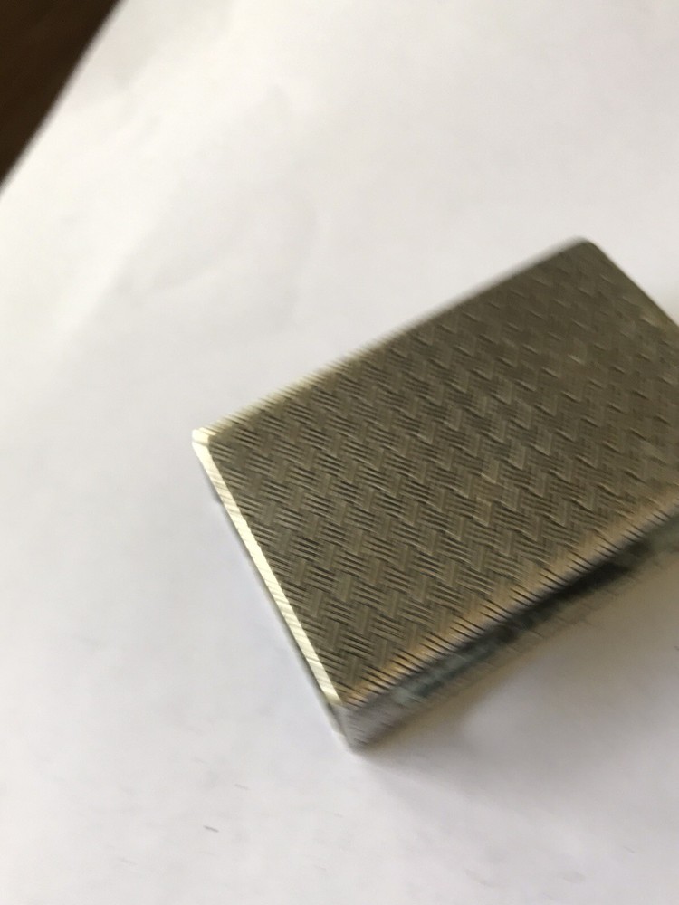 Russian Silver 84 Match Striker Box. marked 1874