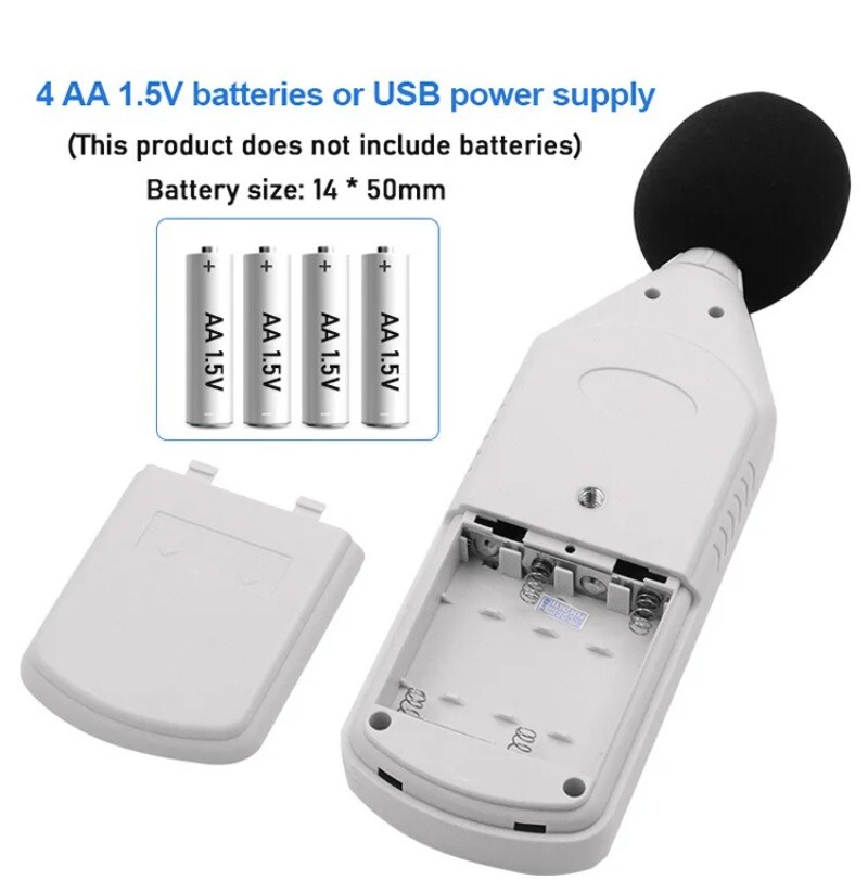 USB Computer Data Storage Decibel Meter Noise Level Tester Noise Detector