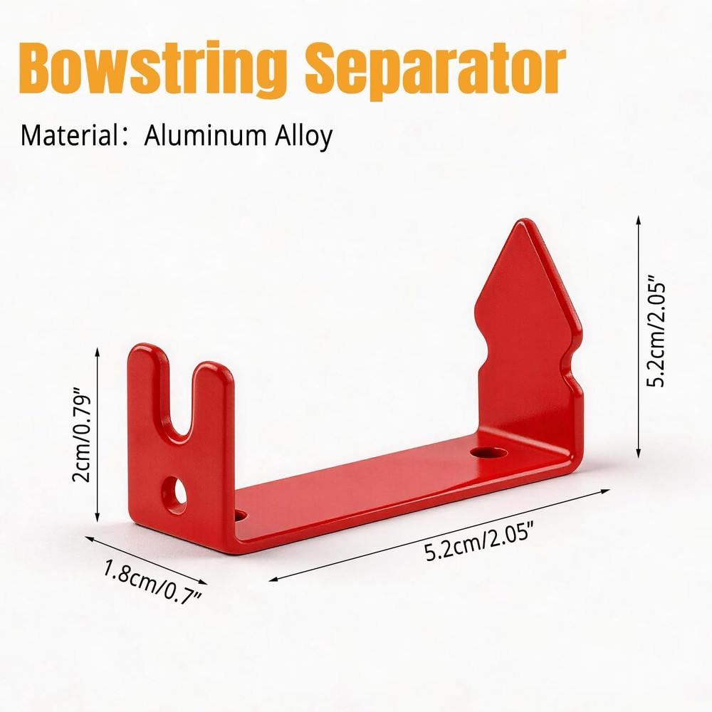 Archery Bowstring Separator and Bowstring Serving Thread Set Peep Sight Installe