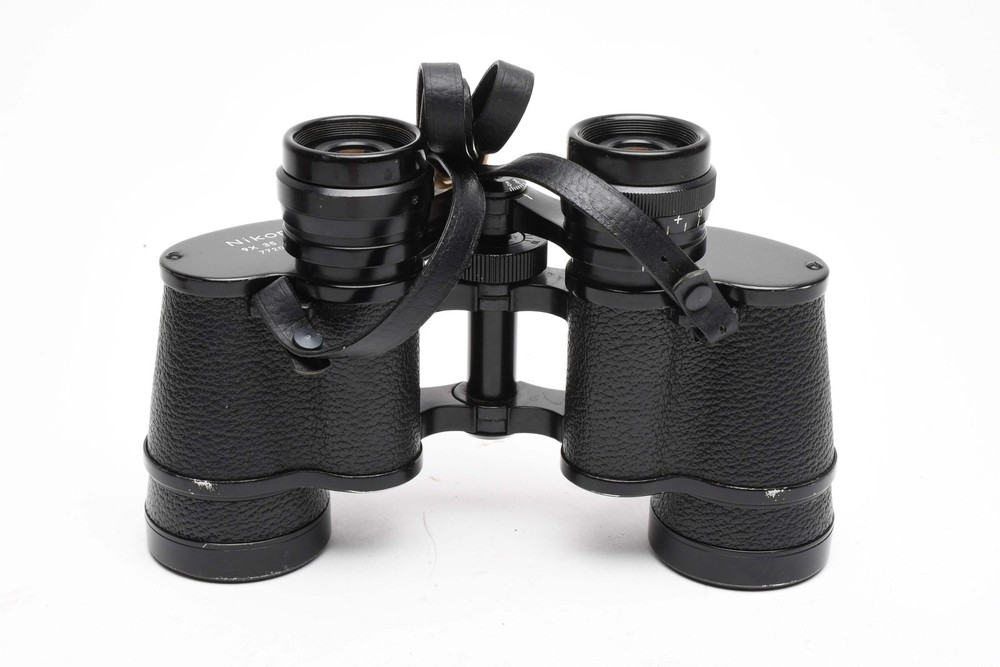 Nikon 9×35 7.3° Binoculars in case, sharp! w/case+strap